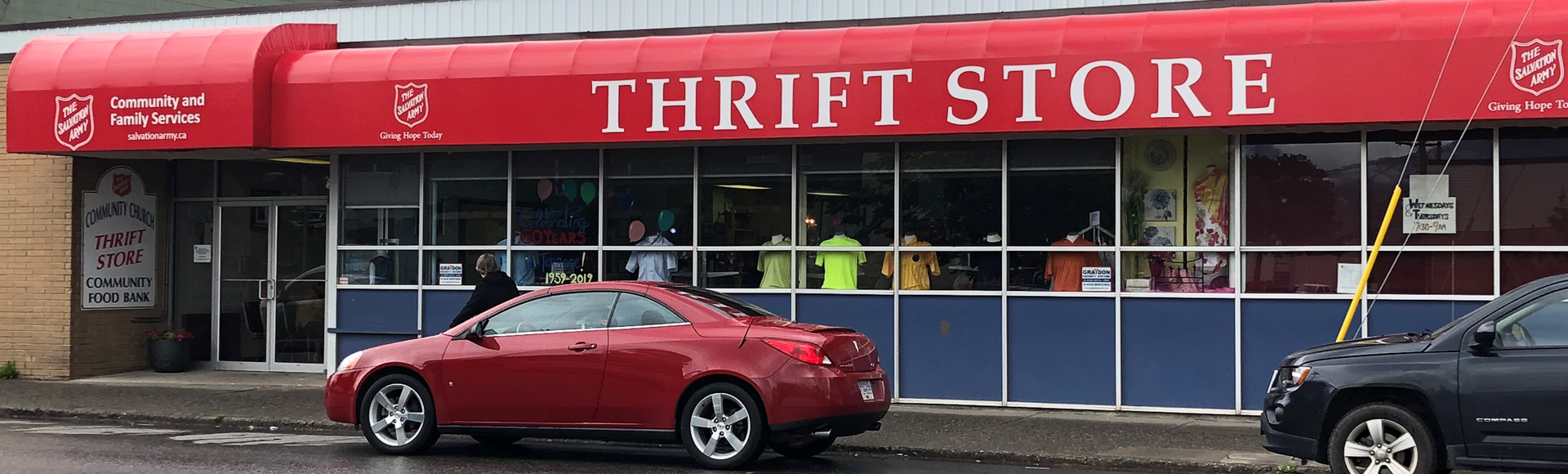 Thrift Store entrance